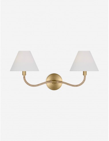 Swanner Sconce, Brass Pour