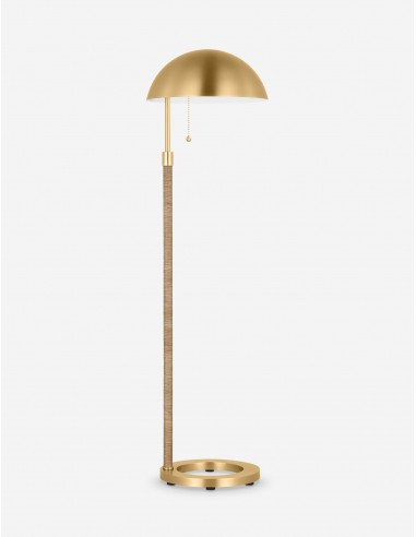 Balleroy Floor Lamp by Christiane Lemieux, Burnished Brass français