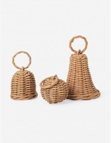 Braided Bell Bauble Ornaments (Set of 3) by Ferm Living votre restaurant rapide dans 