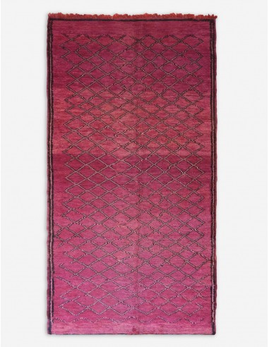 Vintage Moroccan Hand-Knotted Wool Rug No. 45, 6' x 11'6" pas cher 