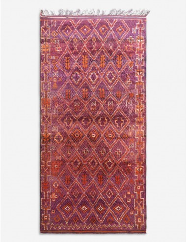 Vintage Moroccan Hand-Knotted Wool Rug No. 54, 7'7 x 15'6" en stock