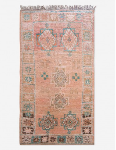 Vintage Moroccan Hand-Knotted Wool Rug No. 55, 5'9 x 10'11" Par le système avancé 