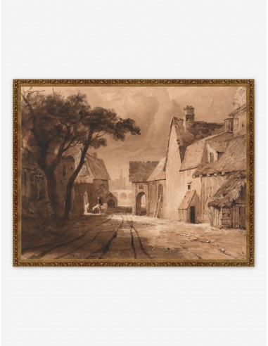 Study of Old Buildings Print by Samuel Palmer paiement sécurisé