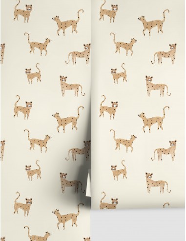 Leopards Wallpaper by Rylee + Cru ou a consommer sur place