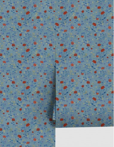 Poppies Wallpaper by Paule Marrot la chaussure