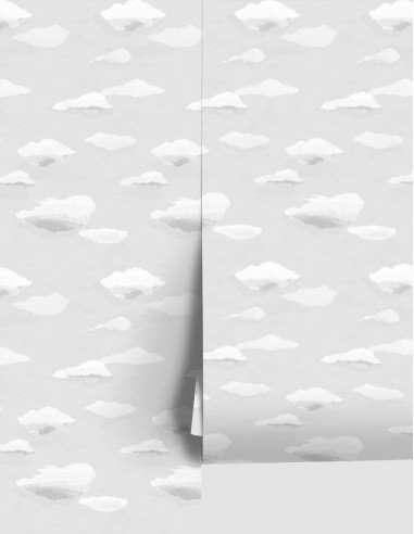 Les Nuages Wallpaper by Paule Marrot l'évolution des habitudes 