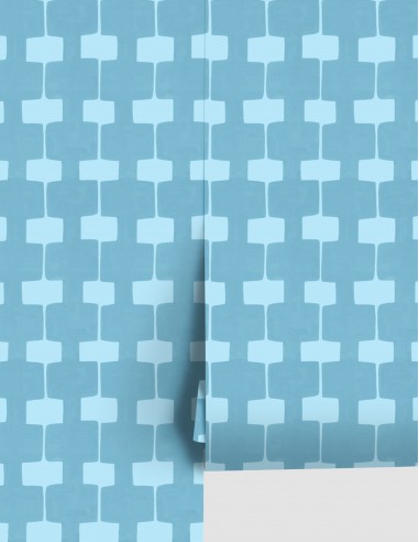 Modern Blocks Wallpaper by Paule Marrot de France