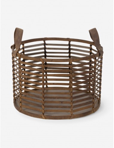 Finn Leather Basket by Regina Andrew Economisez 