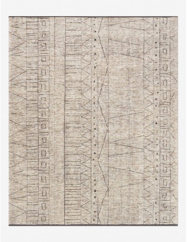 Romita Hand-Knotted Wool-Blend Rug en linge