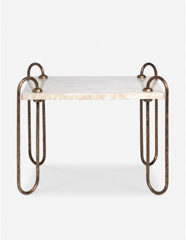 Kimberly Side Table, Ivory Marble Les magasins à Paris et en Île-de-France