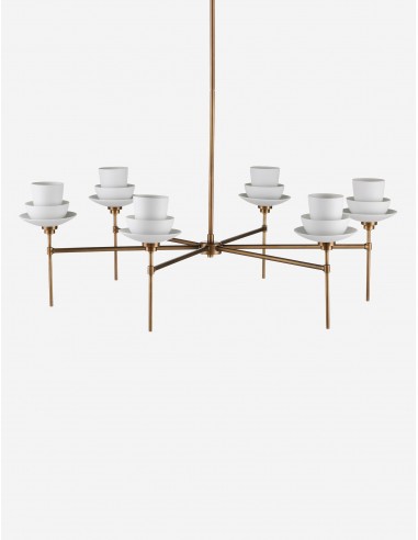 Alouette Chandelier, Antique Brass 40"Dia Paris Déstockage Promo