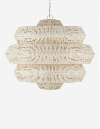 Katriel Chandelier, White 30"Dia solde