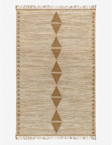 Maka Handwoven Jute Morrocan Style Rug de pas cher