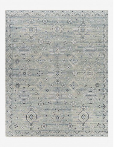 Barrish Hand-Knotted Wool-Blend Rug Pour