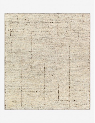 Ossie Hand-Knotted Wool Morrocan Style Rug rembourrage situé sous