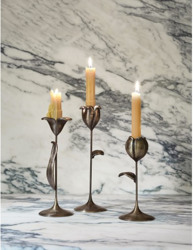 Olivia Floral Candlesticks (Set of 3) by Sarah Sherman Samuel Voir les baskets