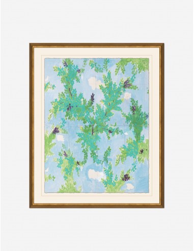 Arbres et Nuages Print by Paule Marrot des créatures d'habitude