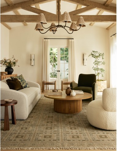 Delina Hand-Knotted Wool Rug Livraison rapide